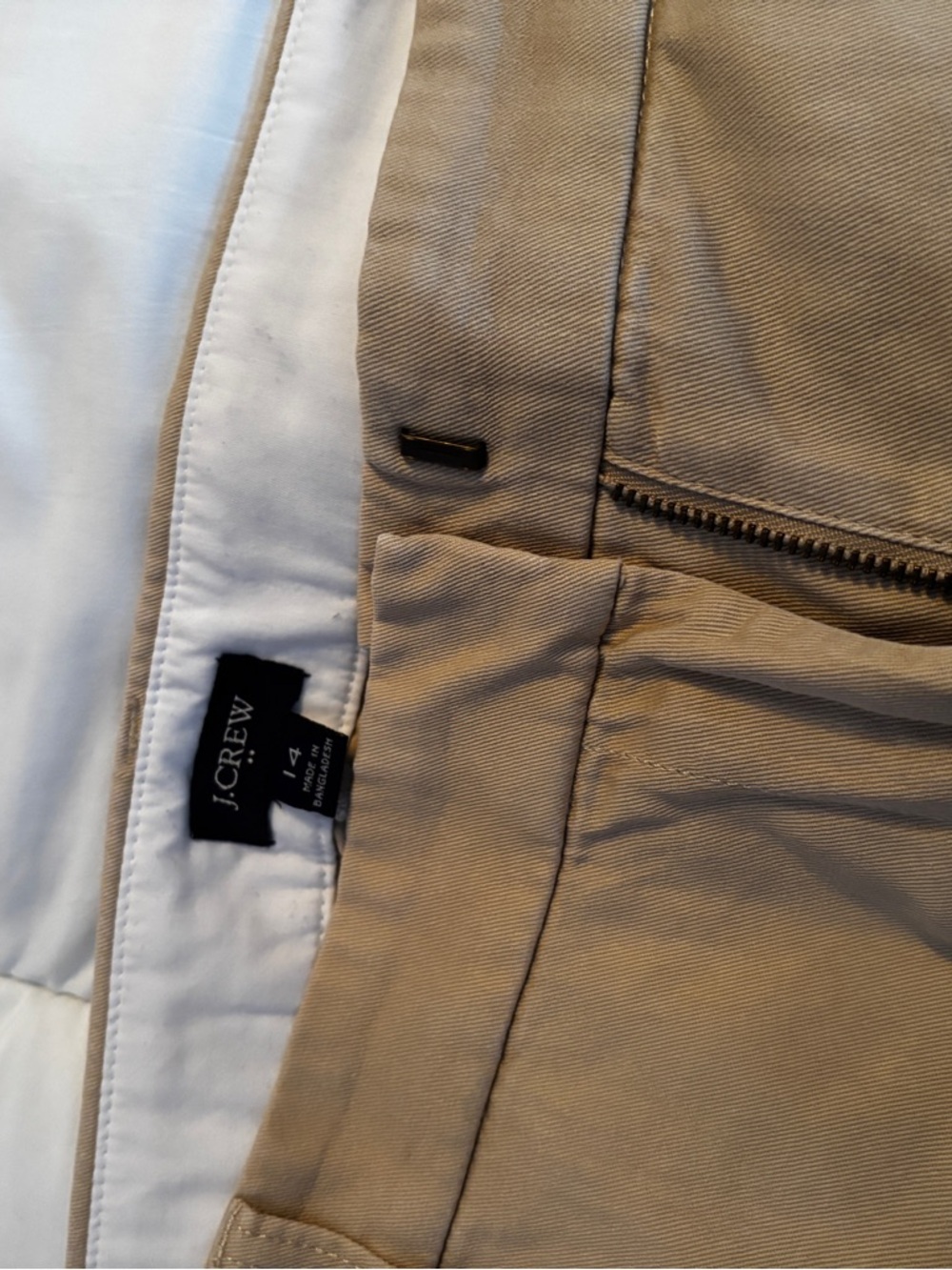 J. Crew Women's Shorts Trio in Navy, Khaki, and Light Blue - Picture 7 of 11
